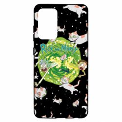 Чохол для Samsung A52 5G Rick and Morty Schrodinger cats and Einstein - PrintSalon