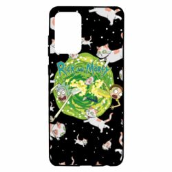 Чохол для Samsung A72 5G Rick and Morty Schrodinger cats and Einstein - PrintSalon