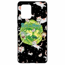 Чохол для Samsung S10 Lite Rick and Morty Schrodinger cats and Einstein - PrintSalon