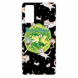 Чохол для Samsung S20 FE Rick and Morty Schrodinger cats and Einstein - PrintSalon