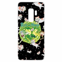 Чохол для Samsung S9+ Rick and Morty Schrodinger cats and Einstein - PrintSalon