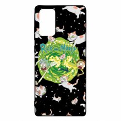 Чохол для Samsung Note 20 Rick and Morty Schrodinger cats and Einstein - PrintSalon