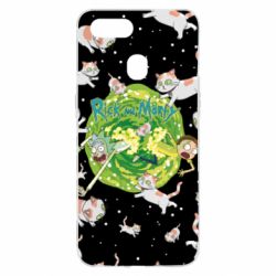 Чохол для Oppo A5s / A12Rick and Morty Schrodinger cats and Einstein - PrintSalon