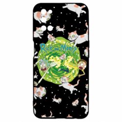 Чохол для Oppo A52 / A72 / A92Rick and Morty Schrodinger cats and Einstein - PrintSalon