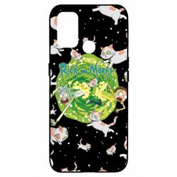 Чохол для Oppo A53 / A32 / A33Rick and Morty Schrodinger cats and Einstein - PrintSalon