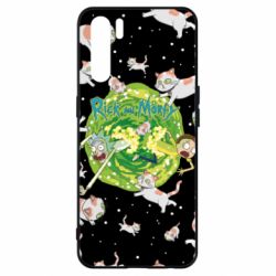 Чохол для Oppo A91 / Reno3Rick and Morty Schrodinger cats and Einstein - PrintSalon