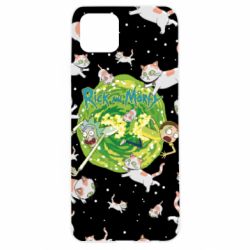 Чохол для Oppo A92sRick and Morty Schrodinger cats and Einstein - PrintSalon