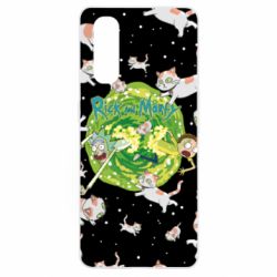 Чохол для Oppo Find X2Rick and Morty Schrodinger cats and Einstein - PrintSalon