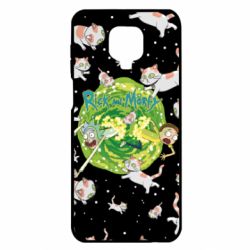 Чохол для Xiaomi Redmi Note 9S / 9Pro / 9Pro Max Rick and Morty Schrodinger cats and Einstein - PrintSalon