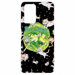 Чохол для Xiaomi Redmi Note 10 Pro Rick and Morty Schrodinger cats and Einstein - PrintSalon