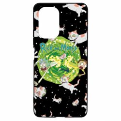 Чохол для Xiaomi Poco F3/K40 Rick and Morty Schrodinger cats and Einstein - PrintSalon