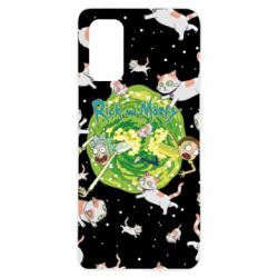 Чохол для Realme 7 Pro Rick and Morty Schrodinger cats and Einstein - PrintSalon