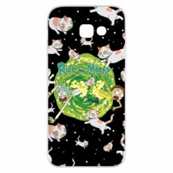 Чохол для Samsung A5 2017 Rick and Morty Schrodinger cats and Einstein - PrintSalon