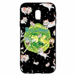 Чохол для Samsung J3 2017 Rick and Morty Schrodinger cats and Einstein - PrintSalon