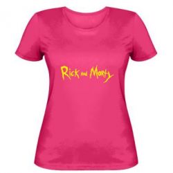 Женская футболка Rick and  Morty - PrintSalon