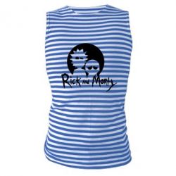 Майка-тельняшка Rick and Morty1 - PrintSalon