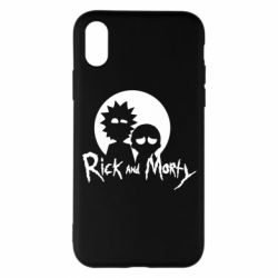 Чехол для iPhone X/Xs Rick and Morty1 - PrintSalon