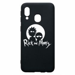 Чехол для Samsung A40 Rick and Morty1 - PrintSalon