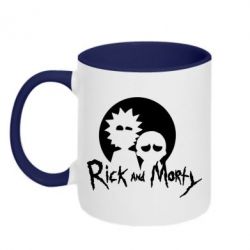 Чашка двухцветная 320ml Rick and Morty1 - PrintSalon