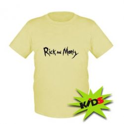 Детская футболка Rick and  Morty - PrintSalon