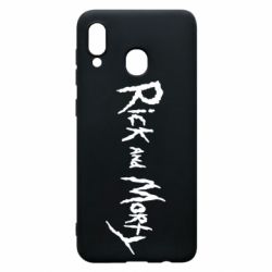 Чехол для Samsung A20 Rick and  Morty - PrintSalon