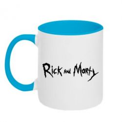 Чашка двухцветная 320ml Rick and  Morty - PrintSalon