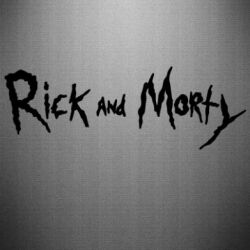 Наклейка Rick and  Morty - PrintSalon