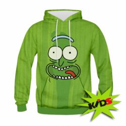 Дитяче 3D худі Rick Cucumber - PrintSalon