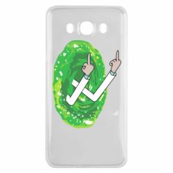 Чехол для Samsung J7 2016 Rick Fuck you all - PrintSalon