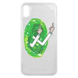 Чехол для iPhone Xs Max Rick Fuck you all - PrintSalon