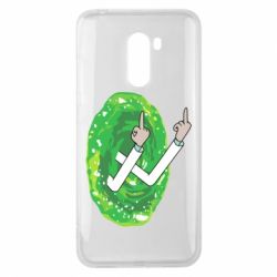 Чехол для Xiaomi Pocophone F1 Rick Fuck you all - PrintSalon