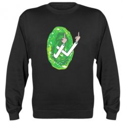 Cвитшот Rick Fuck you all - PrintSalon