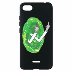 Чехол для Xiaomi Redmi 6A Rick Fuck you all - PrintSalon