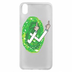 Чехол для Xiaomi Redmi 7A Rick Fuck you all - PrintSalon