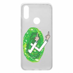 Чехол для Xiaomi Redmi 7 Rick Fuck you all - PrintSalon