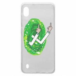 Чехол для Samsung A10 Rick Fuck you all