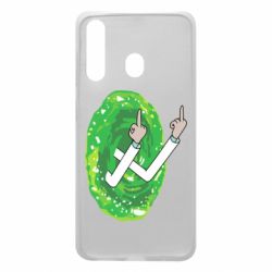Чехол для Samsung A60 Rick Fuck you all - PrintSalon