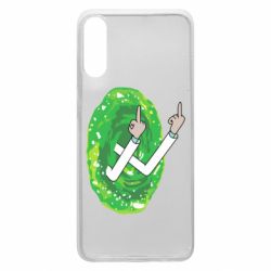 Чехол для Samsung A70 Rick Fuck you all - PrintSalon