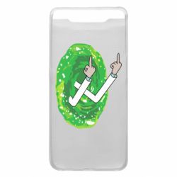 Чехол для Samsung A80 Rick Fuck you all - PrintSalon