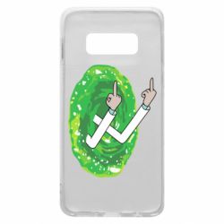 Чехол для Samsung S10e Rick Fuck you all - PrintSalon