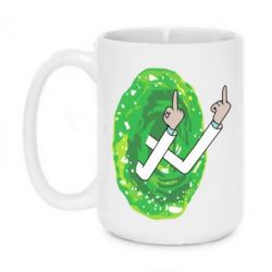 Чашка 420ml Rick Fuck you all - PrintSalon