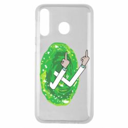 Чехол для Samsung M30 Rick Fuck you all - PrintSalon