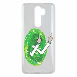 Чехол для Xiaomi Redmi Note 8 Pro Rick Fuck you all - PrintSalon