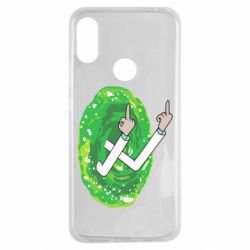 Чехол для Xiaomi Redmi Note 7 Rick Fuck you all - PrintSalon