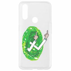 Чехол для Oppo A31 Rick Fuck you all - PrintSalon