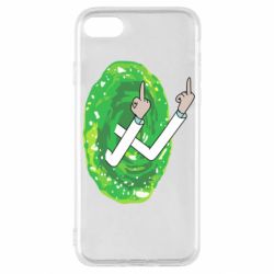 Чехол для iPhone SE 2020 Rick Fuck you all - PrintSalon