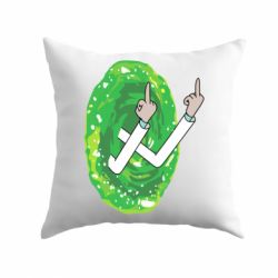 Подушка Rick Fuck you all - PrintSalon