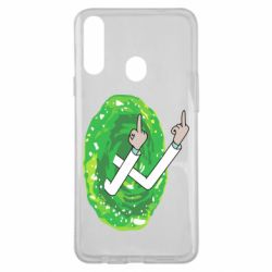 Чехол для Samsung A20s Rick Fuck you all - PrintSalon