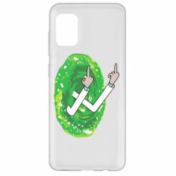 Чехол для Samsung A31 Rick Fuck you all - PrintSalon