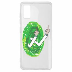 Чехол для Samsung A41 Rick Fuck you all - PrintSalon